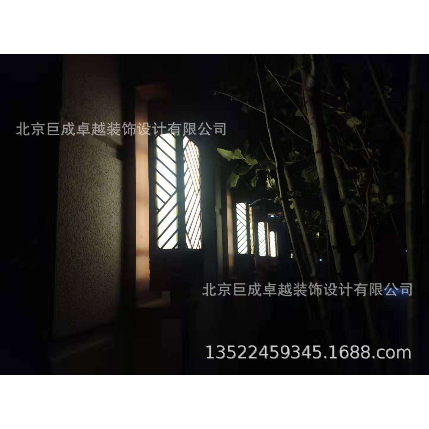 中式仿古壁大门围墙灯制作灯壁灯工程壁灯云石仿铜壁灯