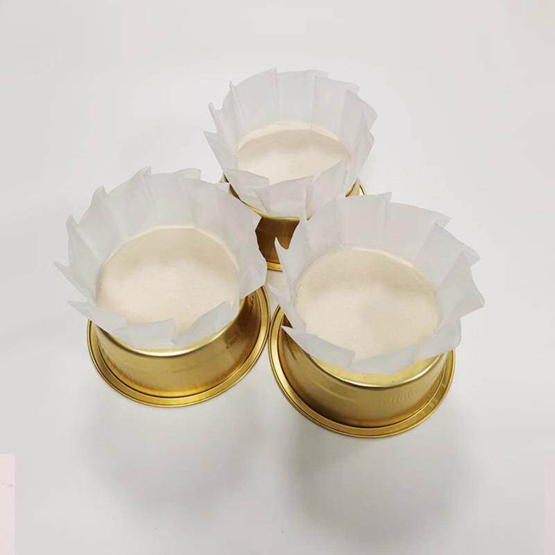 食品级免折叠巴斯克纸托4/5/6/8寸蛋糕烘焙模具不沾防油围边纸