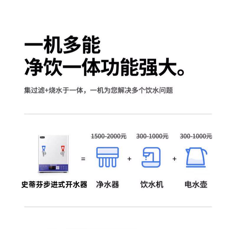 史蒂芬Stevison YT-20(GY)壁挂开水器12/20L爱惠浦过滤器一开一净