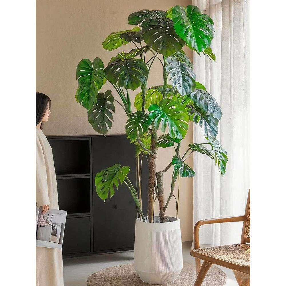 仿真绿植假树天堂鸟仿生假植物盆割草机/草坪机