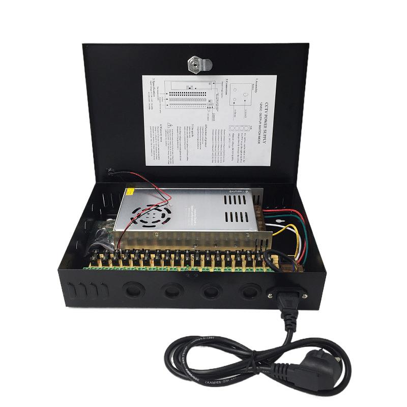 12V30a监控集中供电电源led灯带专用大功率直流稳压开关电源24伏
