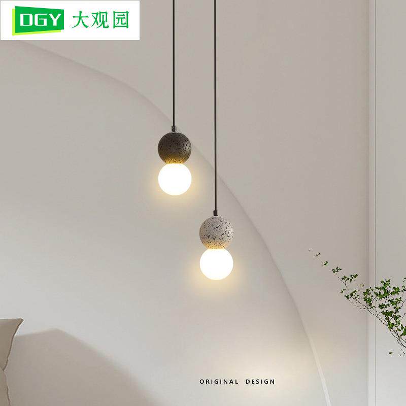 大观园卧室床头小吊灯简约吧台灯复古阳台灯过道灯玄关小吊灯522L