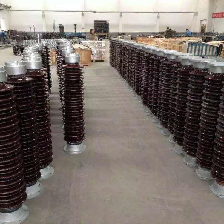 陶瓷支柱绝缘子ZSW系列 高压陶瓷支柱瓷瓶电站线路陶瓷棒式绝缘子图片