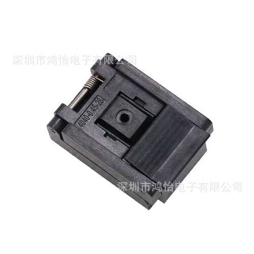 QFN28/QFN4X4-28L(0.45)老化座 DFN28芯片测试座IC烧录座编程座