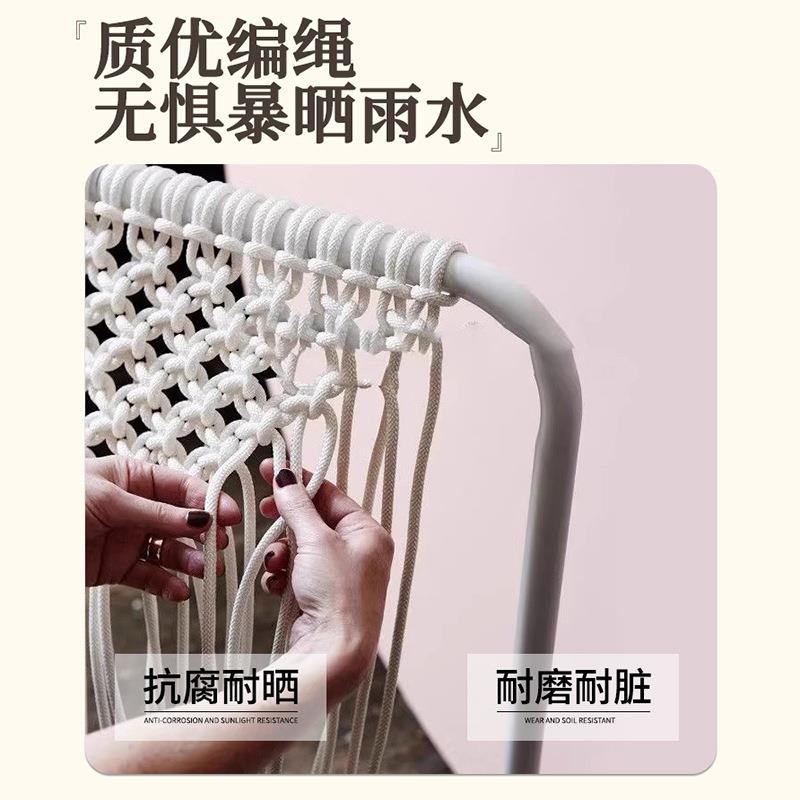 户外休闲桌椅庭院阳台露天花园藤编餐椅别墅柚木藤椅组合家具藤艺