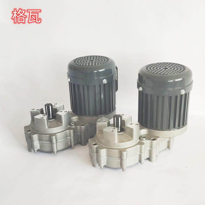 格瓦110V单相减速电机120W 10转 150KG挤出式矿冰制冰机齿轮电机