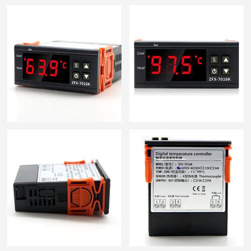 ZFX-7016K数显温控仪高温控制器控制开关控温仪表温控器高温精准