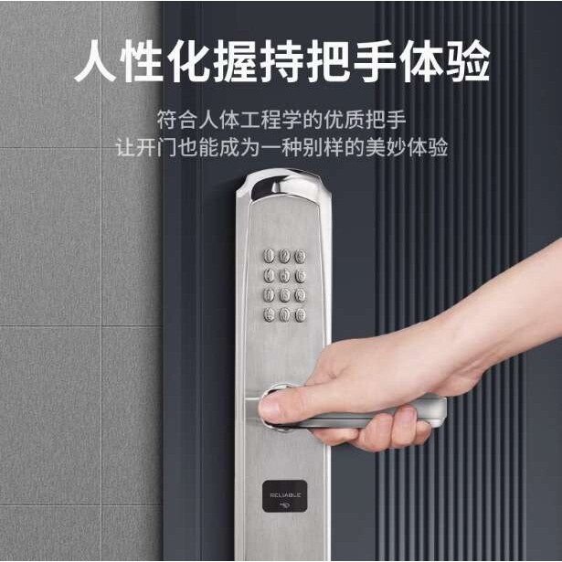 机械密码锁铁艺铝艺庭院门户外防水入户大门锁防盗门不锈钢304