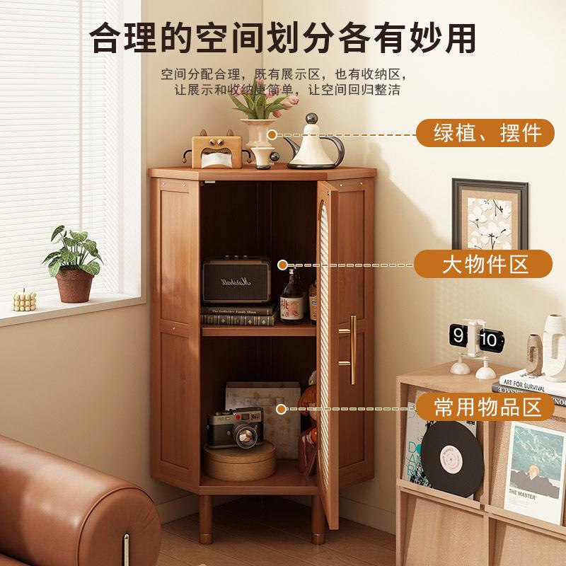 餐边柜转角一体靠墙置物柜家用厨房客厅橱柜碗柜新中式储物柜边柜