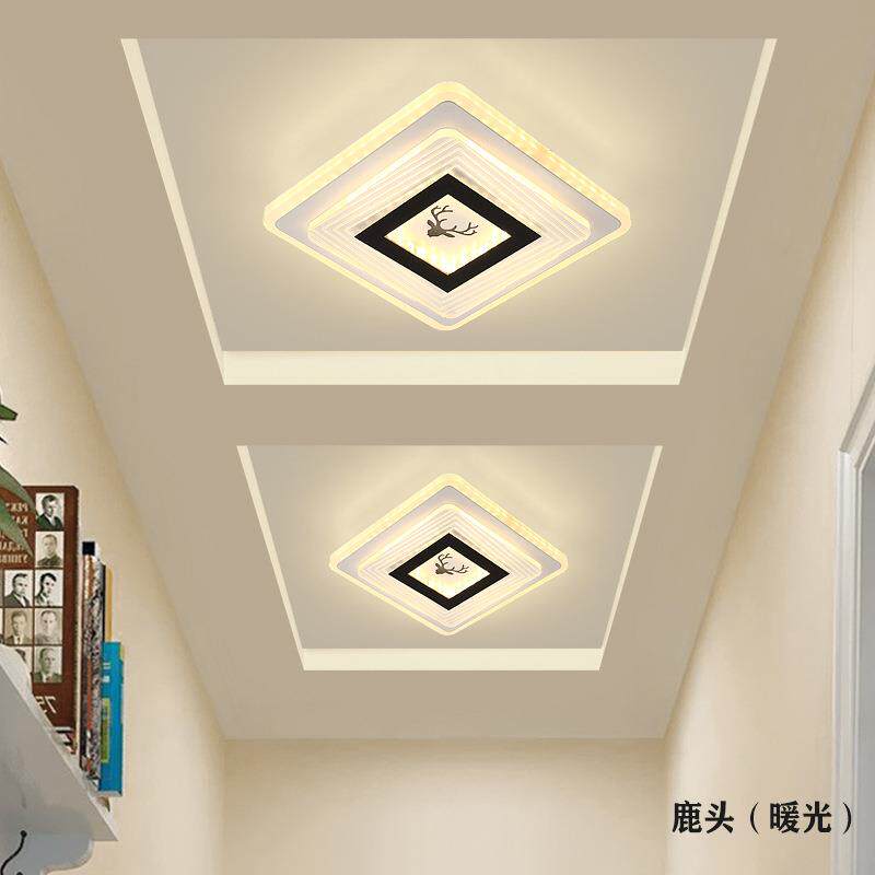 现代简约LED过道灯走廊灯筒灯嵌入式玄关灯创意射灯阳台灯入户灯