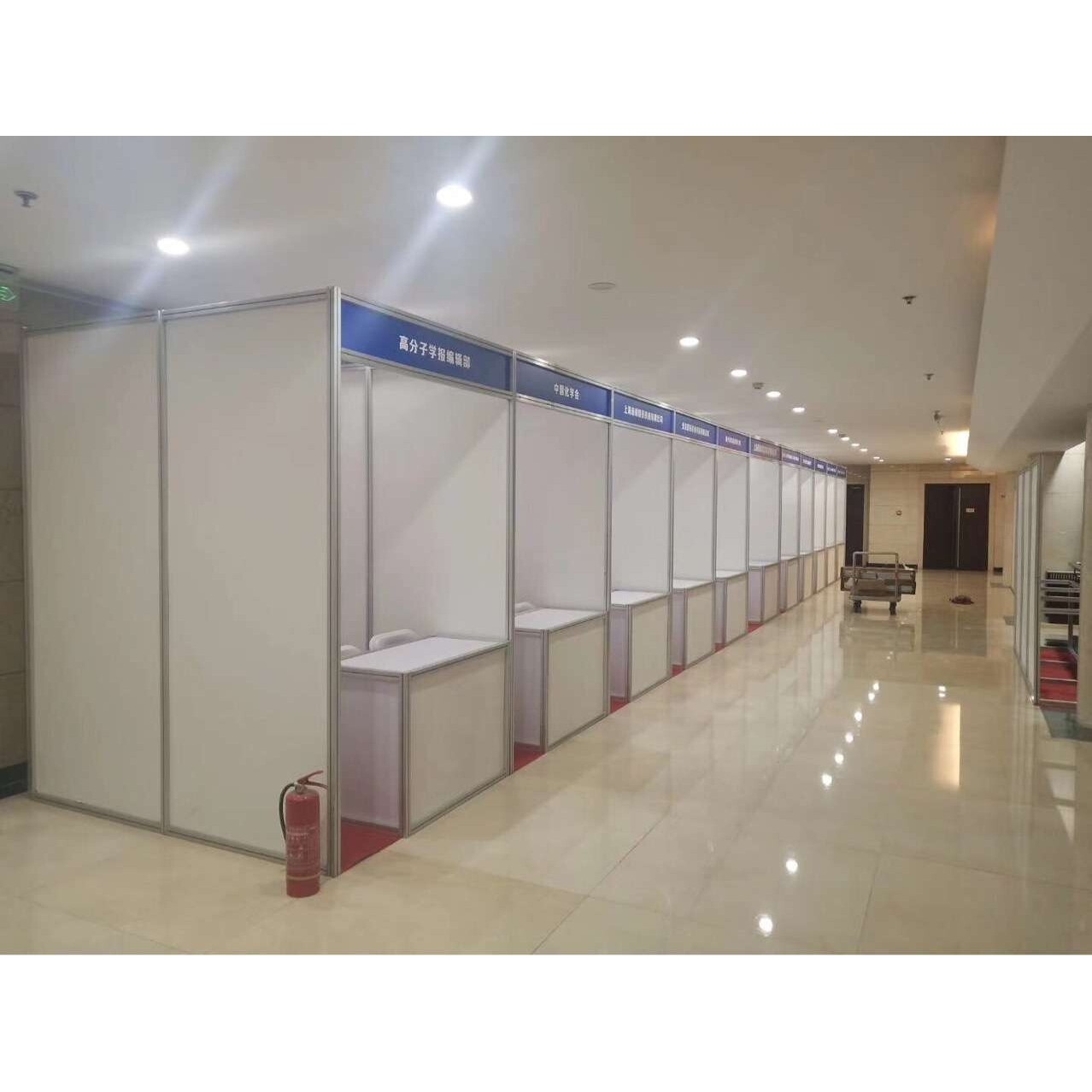 铝3X3M 展览摊位生产厂家 佛山标准摊位蓬房展位隔断铝材PVC展板