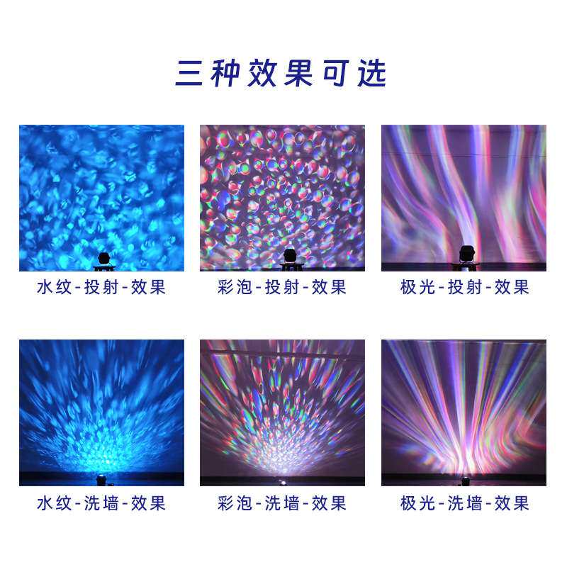 LED方形水纹灯户外投光灯酒店景观外墙亮化室内外氛围灯水波纹灯