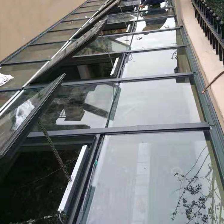 十年实力厂家生产制造斜面屋顶阁楼天窗电动上悬开天窗商厦散热窗