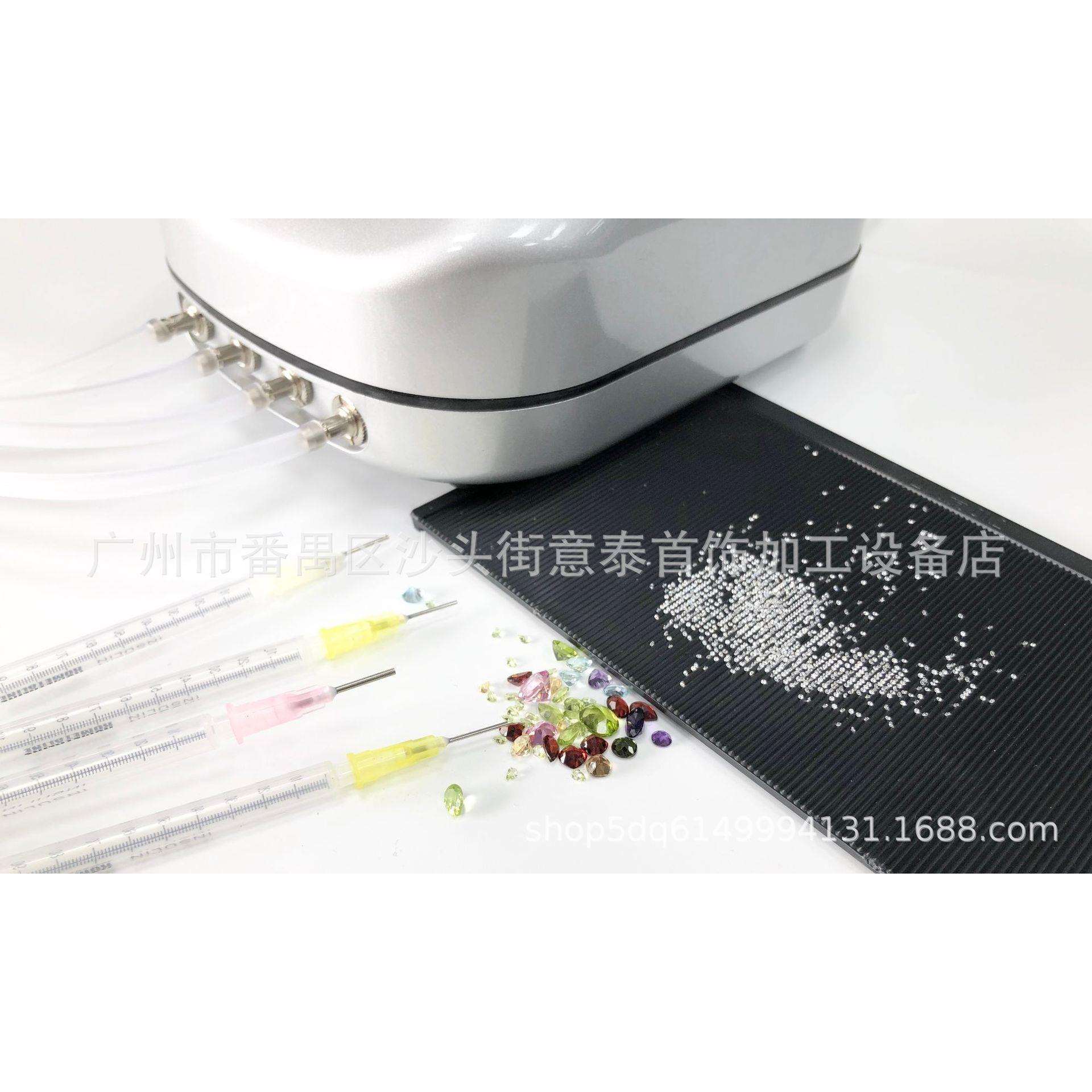 吸机吸石机点钻机首饰器材工具蜡镶四头吸石器水钻粘石机胶管胶水