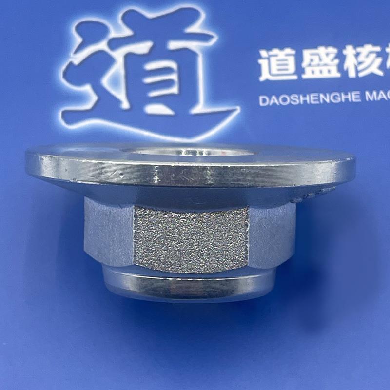 尼龙六角法兰防松锁紧螺母高强度特大超大细牙防滑螺丝螺栓法兰面