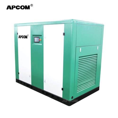9永0kw千瓦磁变频无油水润滑螺机杆式空APM90W压15千瓦气缩泵空气