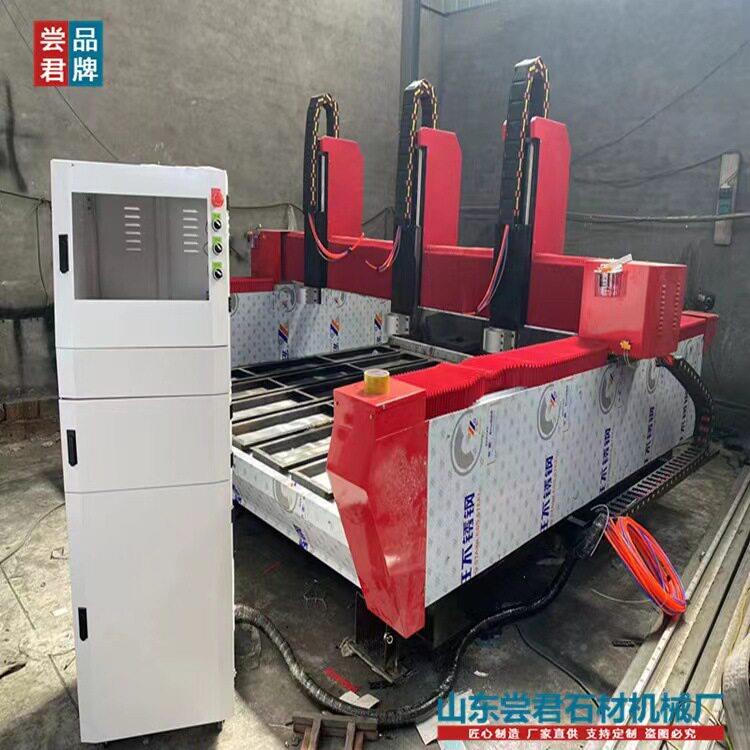 多功能石雕刻机墓碑D1B-FUW00弧材形条君石仿形机圆柱切削机尝机