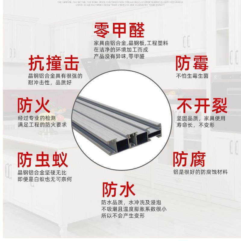 简约办公电脑书桌两人位全铝合金型材新款职员办公桌全铝办公家具