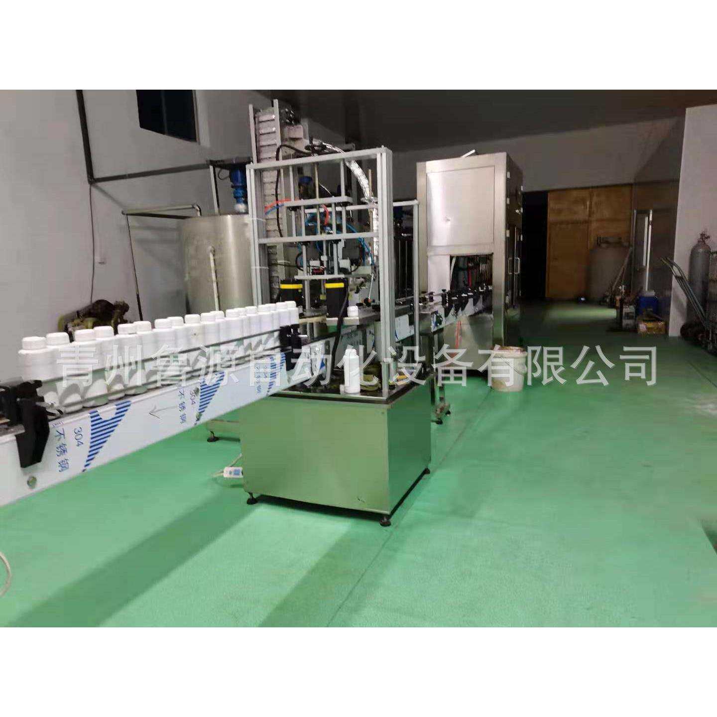 饮料灌装设备 塑料盖自动旋盖机 铝盖自动封口机 圆瓶方瓶贴标机