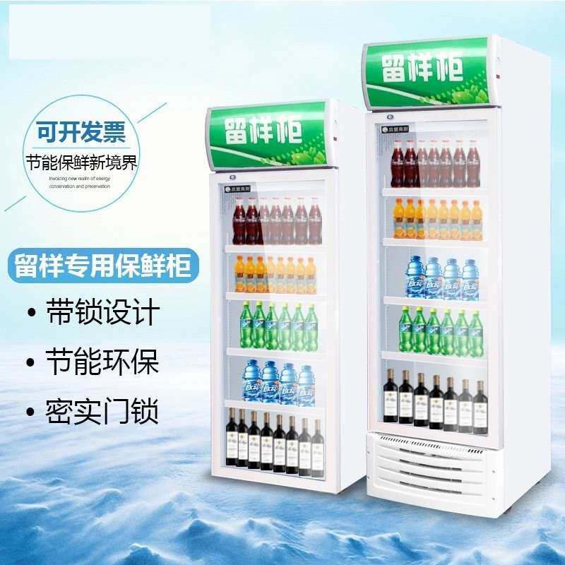幼儿园食品留样专用柜饮料冷柜留样冰箱小型家商用冷藏展示柜带锁