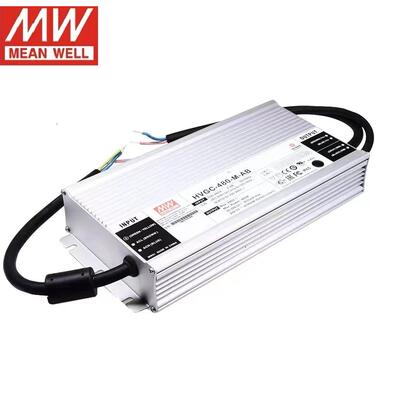 明纬LED防水电源HVGC-480-M/L/H-AB 480W标准恒功率输出三合一
