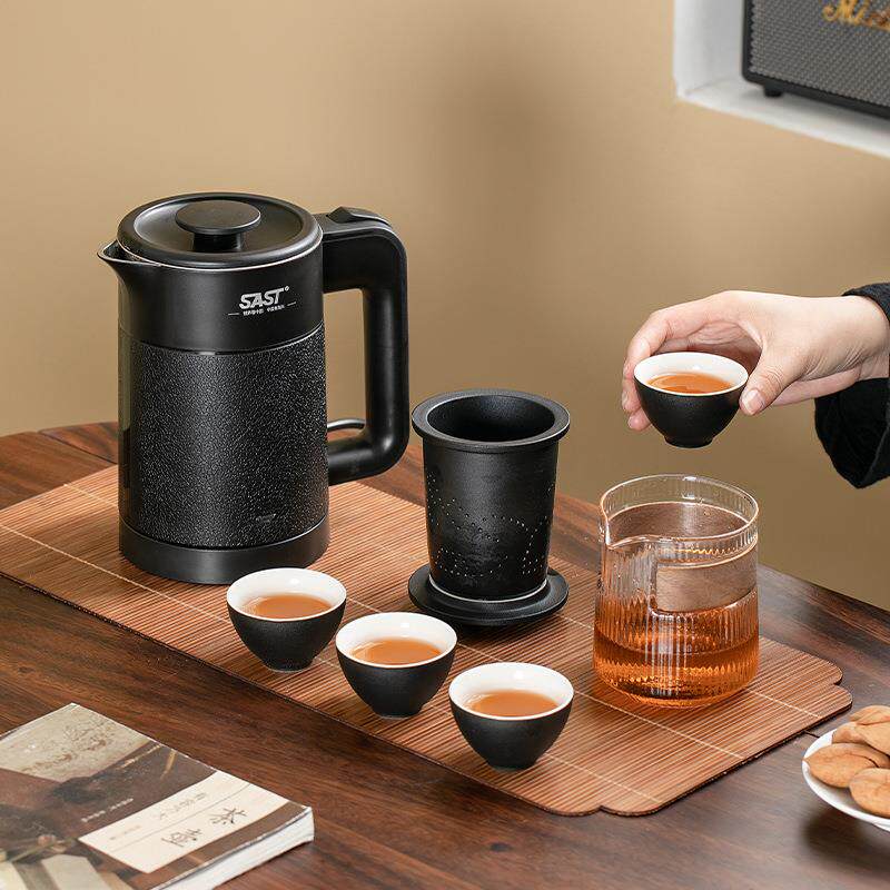 便携式旅行茶具烧水壶小套装简易户外泡茶壶茶杯子露营出差快客杯