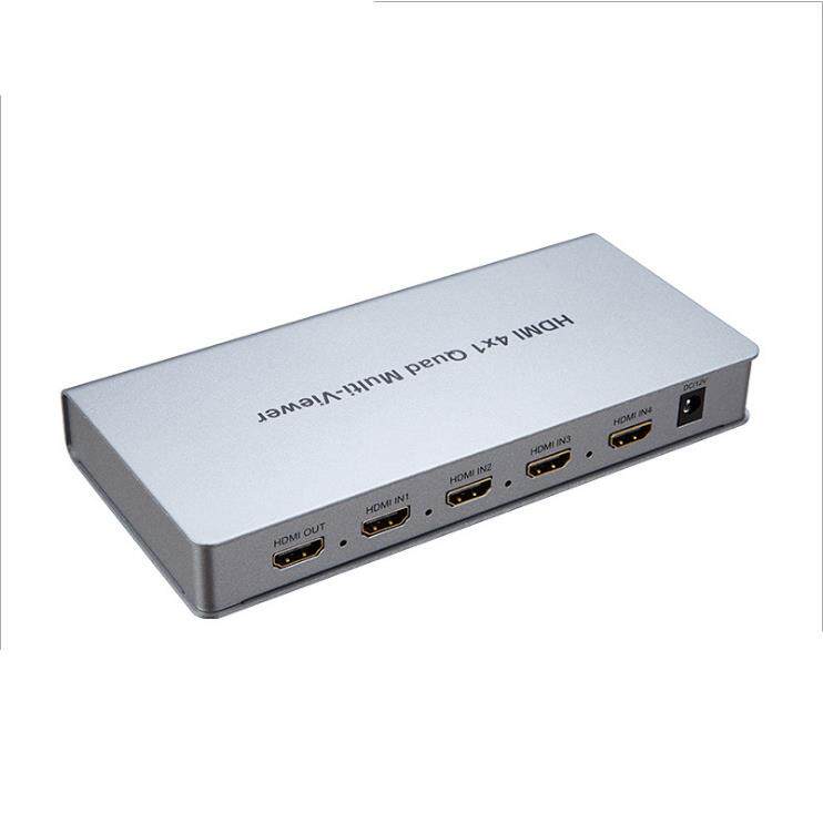 hdmi超高清4进1出画面分割器 DNF四画面分割器 HDMI四画面合成器
