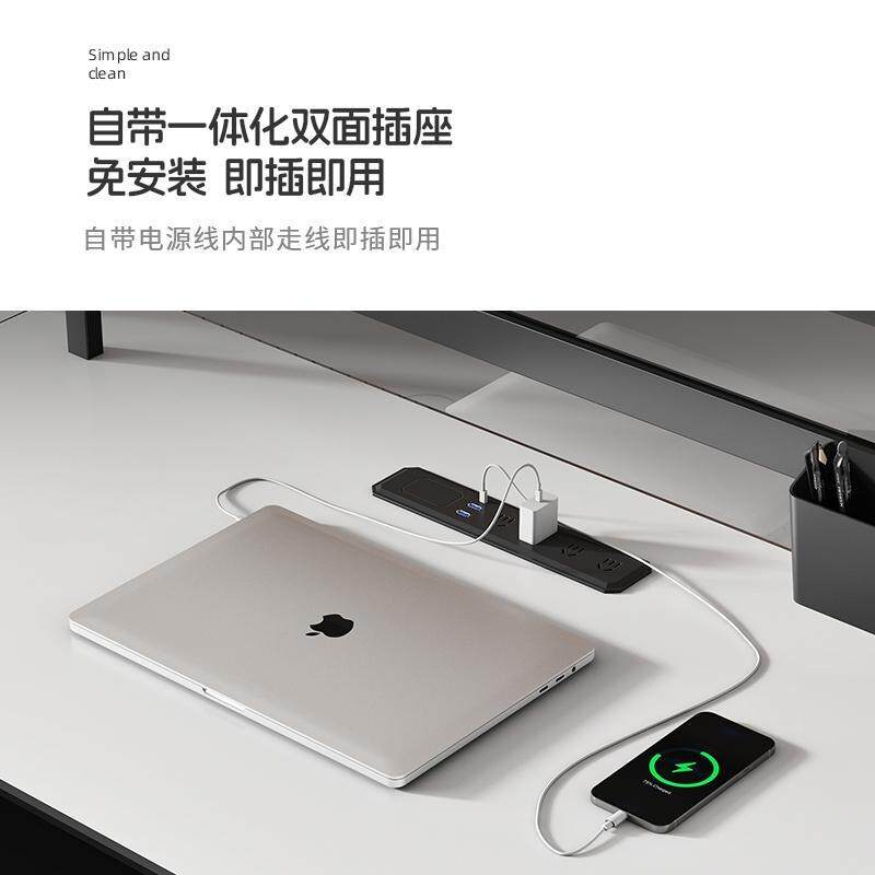 时尚屏风职员办公桌面对面4人位员工位现代简约企业电脑桌椅组合