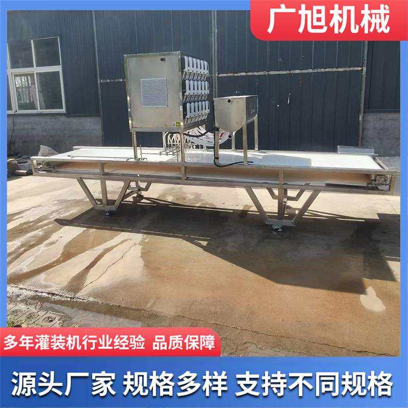 盒装18头鸡蛋干灌装机 盒装鸭血内酯豆腐蘸料液体颗粒灌装机