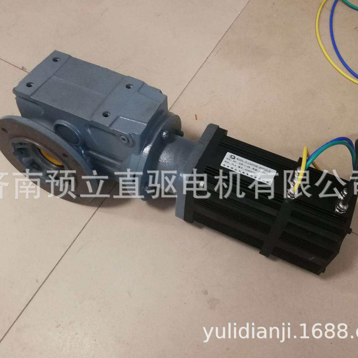 直流伺服 减速电机 1100W 48V 40转 带24V失电抱闸