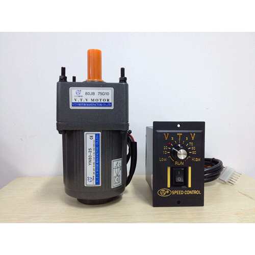 现货供应25W调速电机 VTV单相电机齿轮调速马达YN80-25/80JB18G10