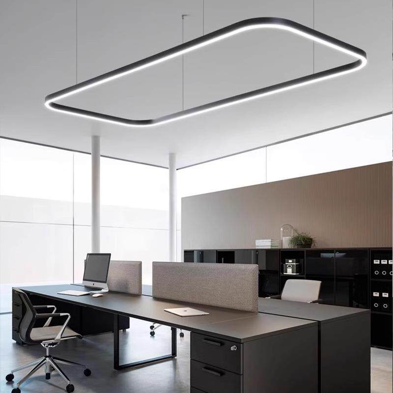 工程照明异形吊线灯 字母中文字LOGO圆角回字形椭圆跑道吊线灯