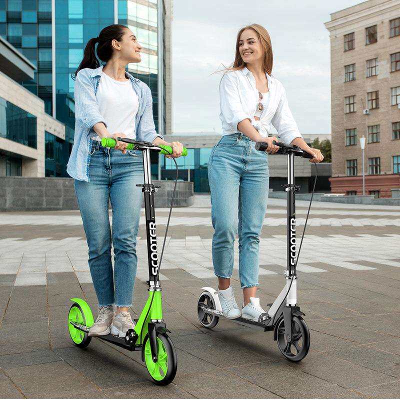 城市两轮代步成人滑板车大童儿童折叠双刹车踏板车滑板车 scooter