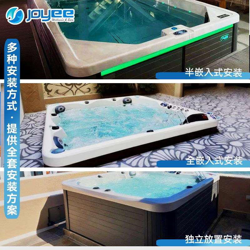户外按摩池balboa控制系统恒温水疗气泡喷嘴按摩别墅酒店spa浴缸