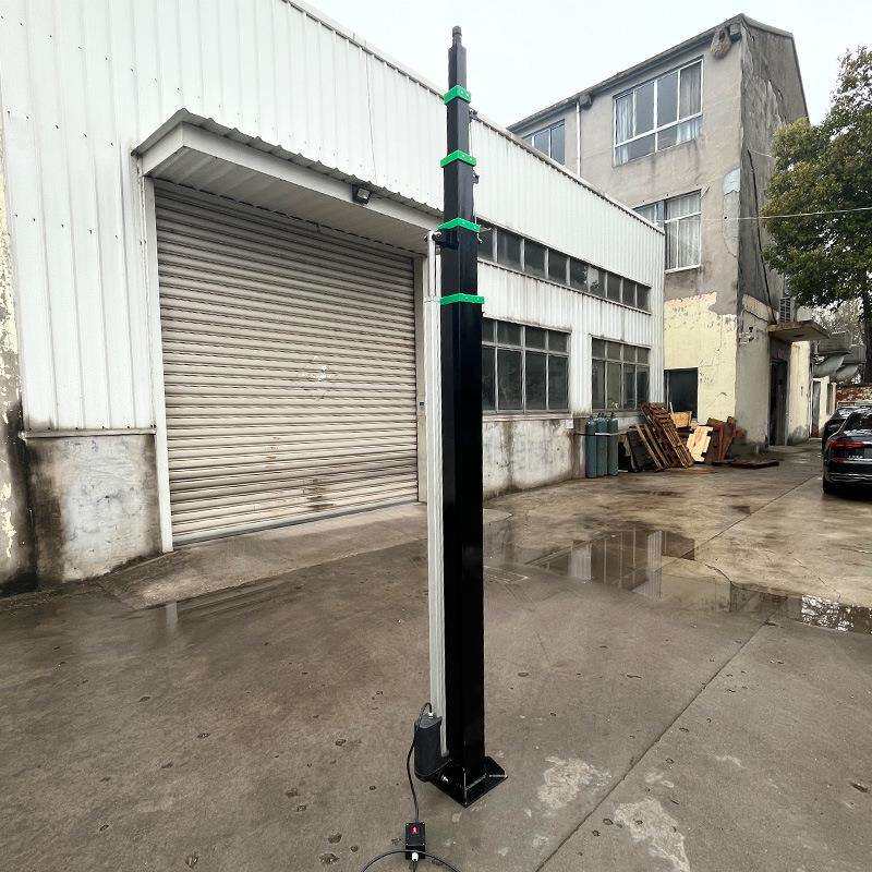 电动升降自立杆自动伸缩桅杆多段式调节高度mast SYE