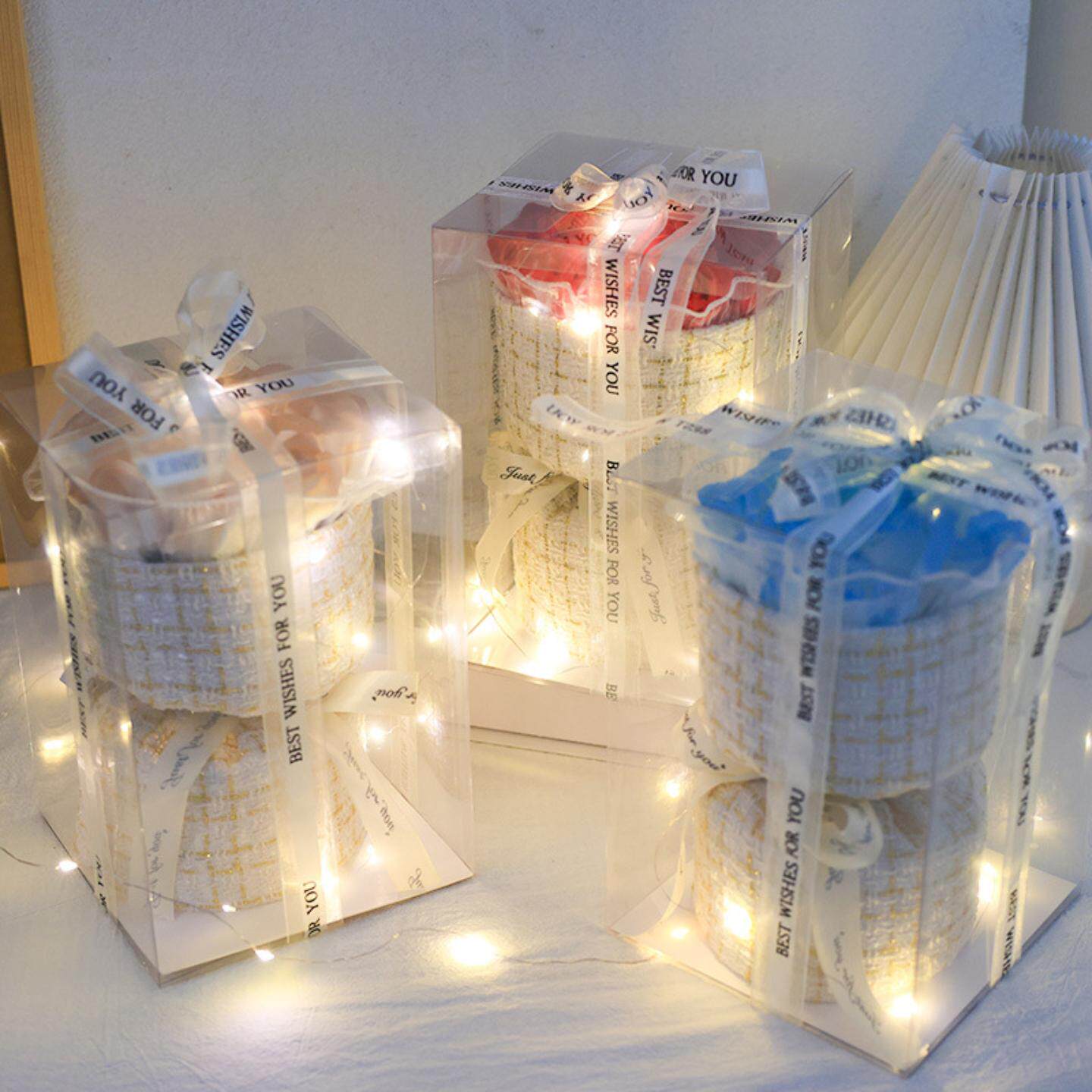 情人节礼物新款网红小香风花束成品香皂花玫瑰花生日礼物送女朋友