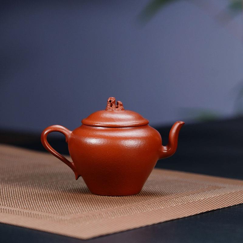 紫砂壶原矿泡茶壶小容量家用朱泥太湖石壶宫灯壶厂家茶具