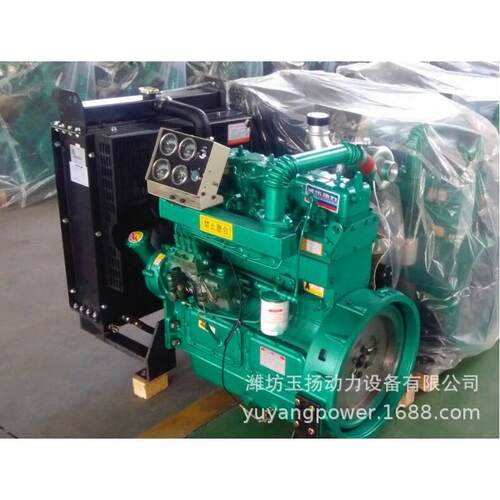 泉州ZH4105ZD四缸柴油机 标配潍坊50kw木材削片机专用柴油发动机