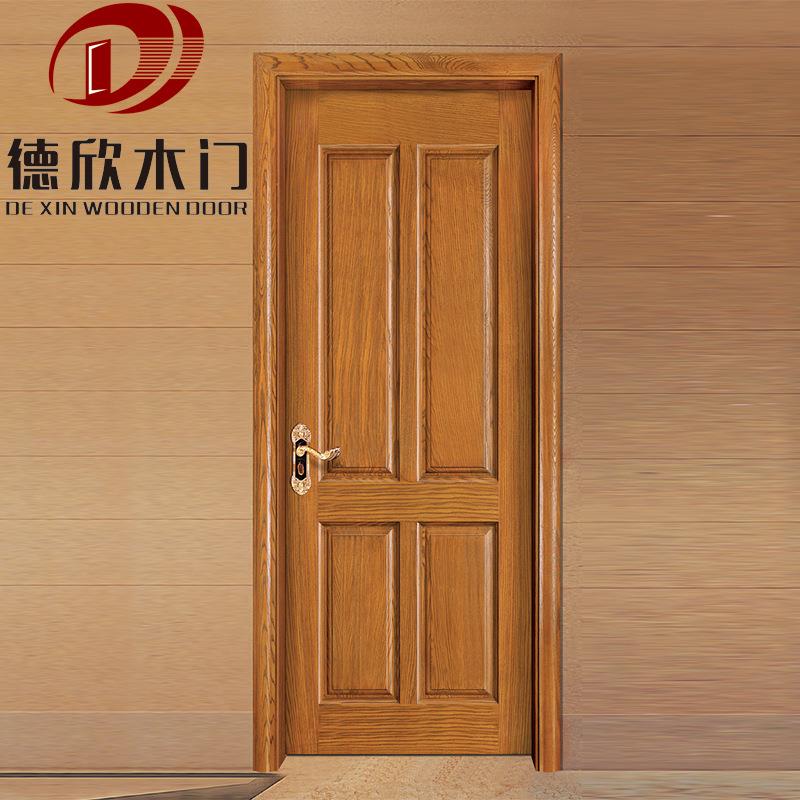 厂家复合门套装门室内开放漆中式原木门简约房间卧室实木门-下单