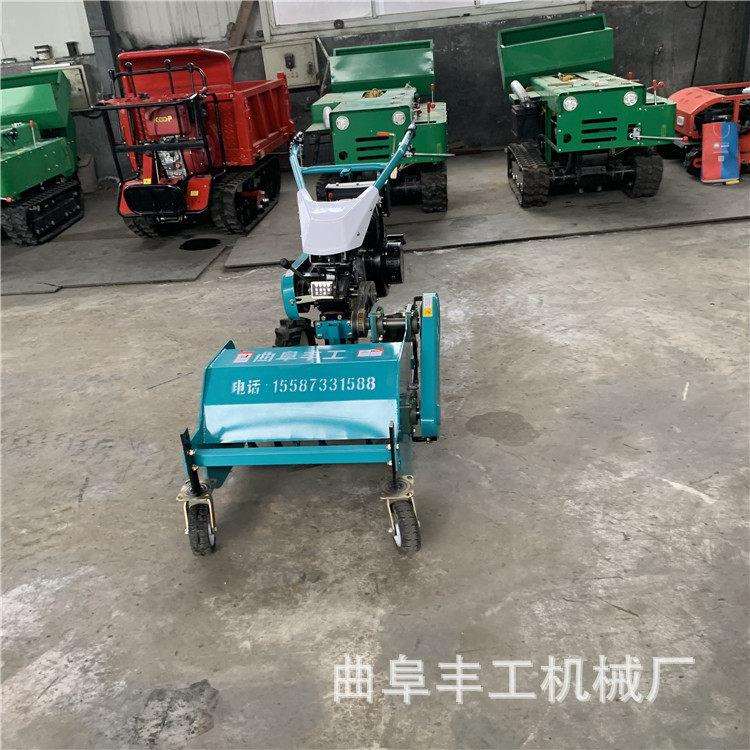 灵活手推式果园割草机 双离合微型锄草机 牧草秸秆割草粉碎机