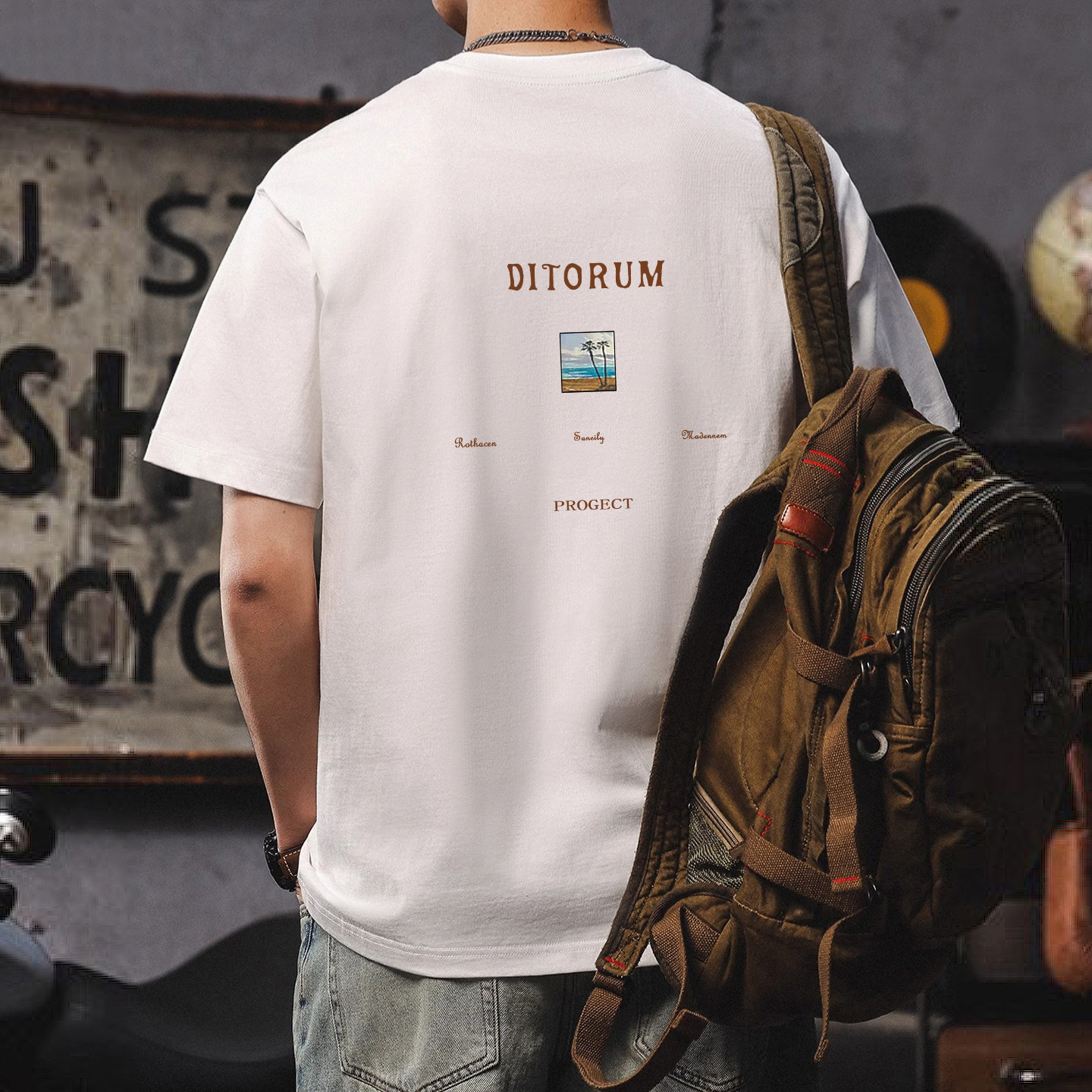 汉誓260克重磅纯棉短袖t恤男夏季宽松美式潮牌2026新款上衣服男装