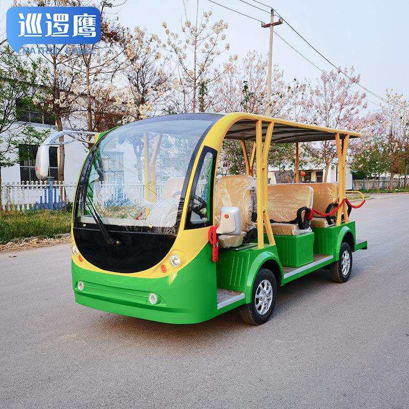 电动观光车 园区新能源观光旅游游览车电动四轮看房接待观光车