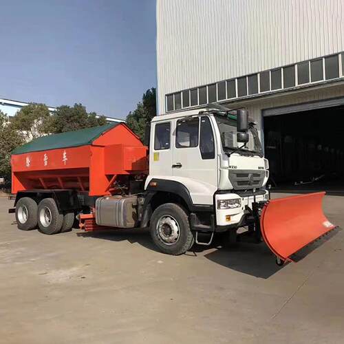 8立方融雪洒布车 东风天锦除雪车 带雪滚雪铲道路除雪清扫车