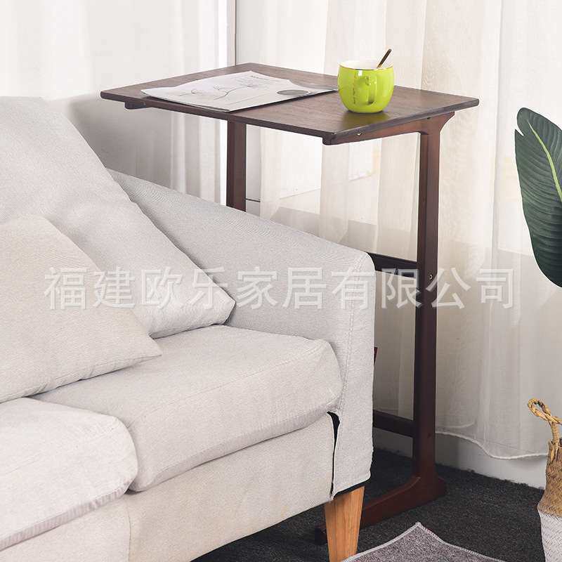 楠竹床边桌可移动沙发边几阳台电脑小桌子家用简约轻奢学习桌外贸