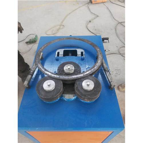 Profile bending machine 三辊型材弯曲机 全自动圆钢扁钢卷弯机
