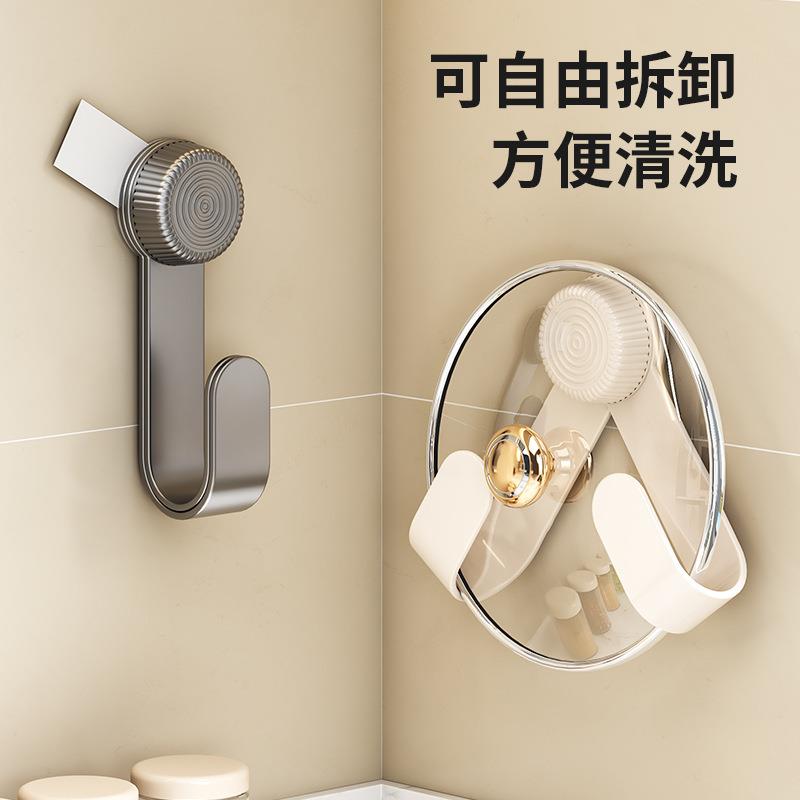 德国品质吸盘锅盖架壁挂式免打孔厨房置物架收纳挂架免安装无图片