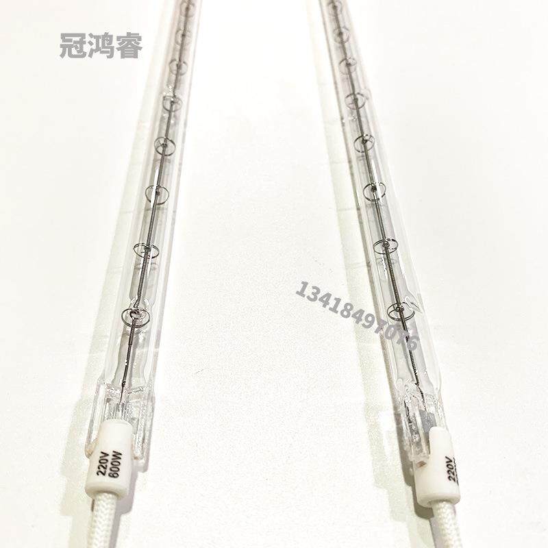 红外线灯单管透明600W 420MM注塑机烧结炉220VIR加热灯管吹瓶机灯