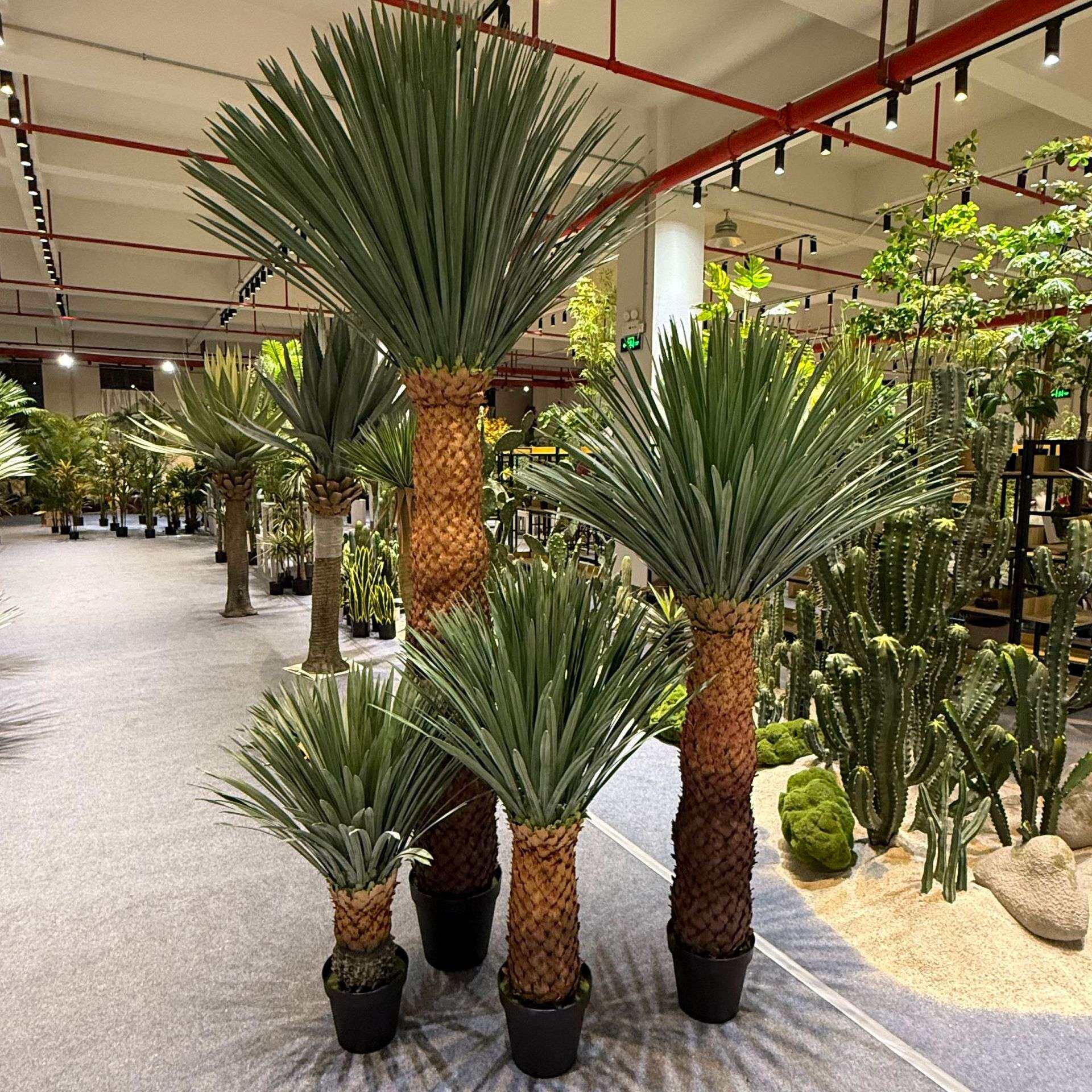 大型仿真菠萝头植物 沙漠绿植景观造景 室内商业橱窗落地装饰