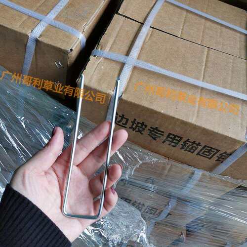 U型钉L型钉防草布土工格栅地钉热镀锌三维网固定边坡绿化I型钉子