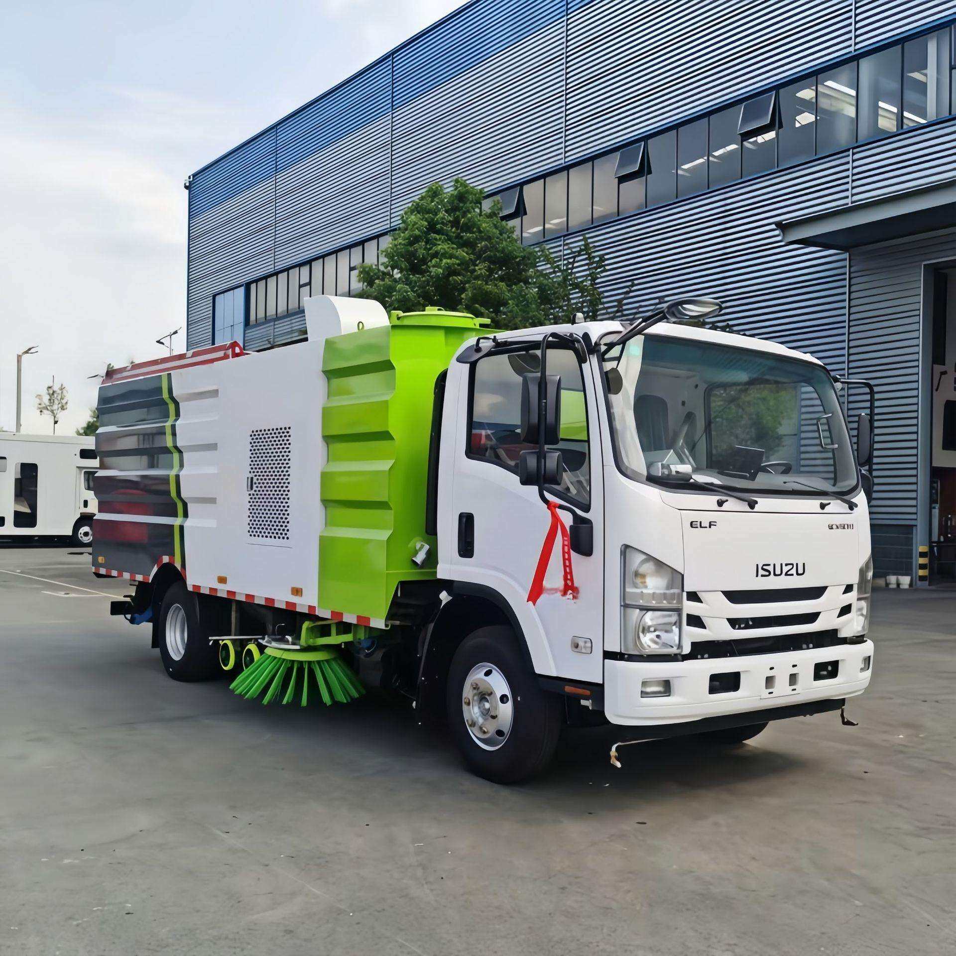 小型洗路车 城市环卫车 洗扫车 小区物业街道路面湿式作业清扫车